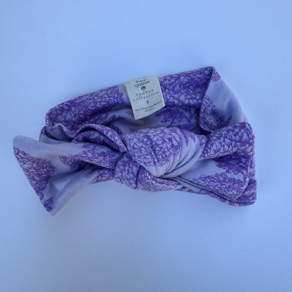 Kate Quinn Head Bow Set | Cotton Jersey, 2-Pack | Purple & Black | 0–6M (S) - Picture 3 of 3
